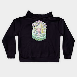 Purple Lotus Kids Hoodie